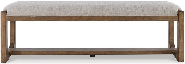 Signature Design by Ashley® Cabalynn Light Brown/Oatmeal 63" Dining Bench-1