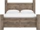 Signature Design by Ashley® Rusticott 2-Piece Brown King Poster Bedroom Set-3