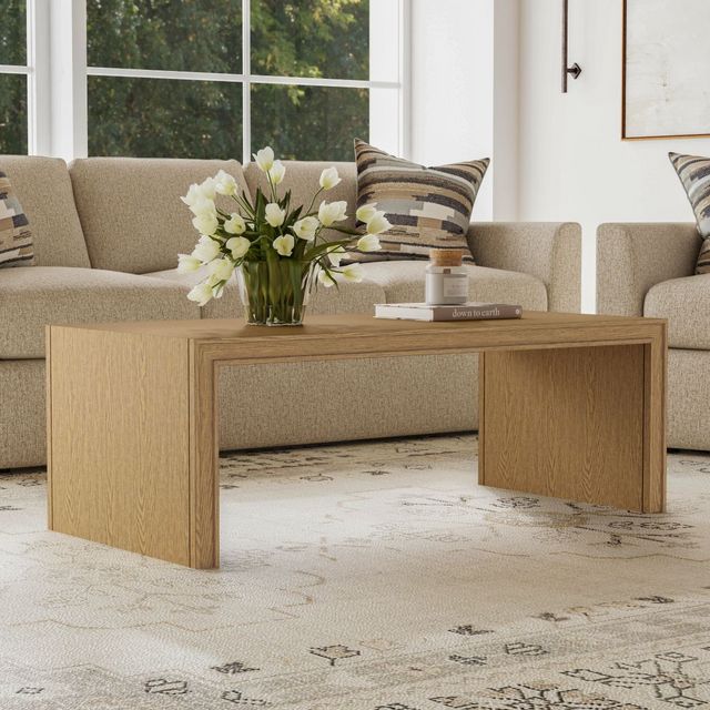 Flexsteel® Waterfall Oak Rectangular Coffee Table-7
