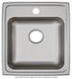 Elkay Lustertone® Lustrous Satin 20'' 1-Hole Single Bowl Drop-in ADA Sink-1