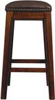 Elements International Fiesta Brown Counter Stool-4