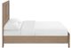 Whittier Wood® Furniture Bailey Almond Queen Panel Bed-2