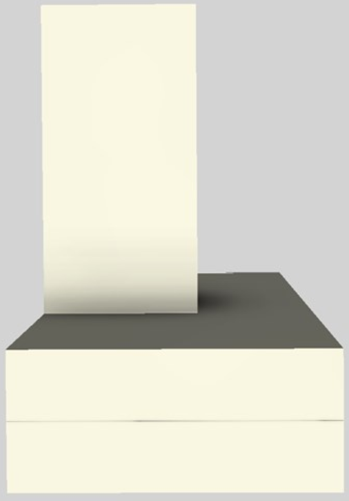 Vent-A-Hood® 36" Biscuit Contemporary Wall Mounted Range Hood-1