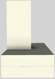 Vent-A-Hood® 36" Biscuit Contemporary Wall Mounted Range Hood-1