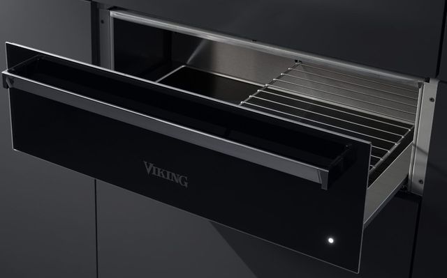 Viking® RVL 30" Black Warming Drawer-3