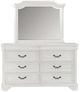 New Classic® Home Furnishings Lyndhurst 4-Piece Vintage White Queen Panel Storage Bedroom Set-3