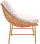 Zuo® Modern Merilyn Beige/Natural Olefin/Rattan Outdoor Accent Chair-2