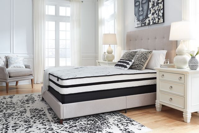 Sierra Sleep® by Ashley® Chime 10" Hybrid Medium Tight Top California King Mattress in Box-11