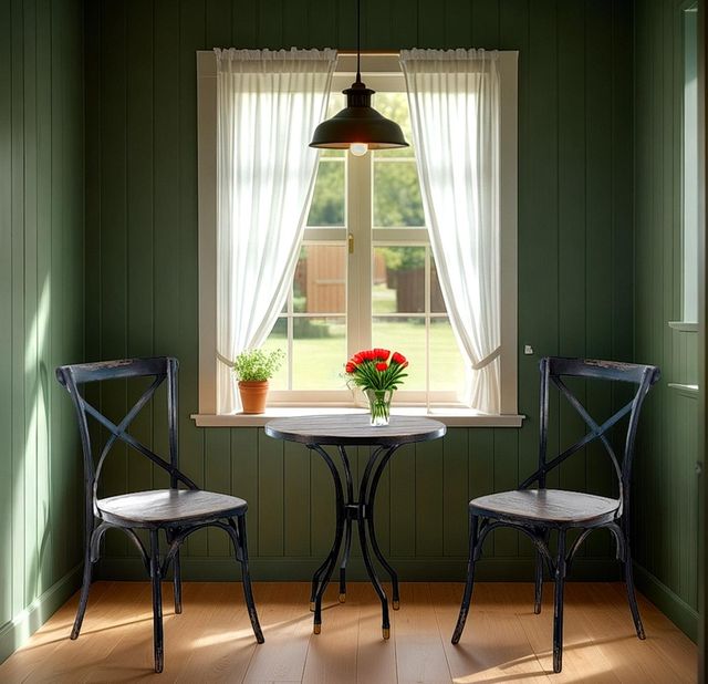 Nest Home Collections Redmond Antique Black Dining Chair-1