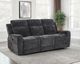 Coaster® Kennett Dark Gray Power Reclining Sofa-1