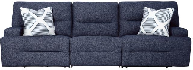 Signature Design by Ashley® Acklen Place 3-Piece Navy Power Reclining Sectional Sofa-3