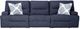 Signature Design by Ashley® Acklen Place 3-Piece Navy Power Reclining Sectional Sofa-3