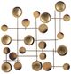 Sagebrook Home Gold Circles Wall Decor-0