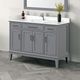 Furniture of America® Soline Gray/White Vanity Set-0