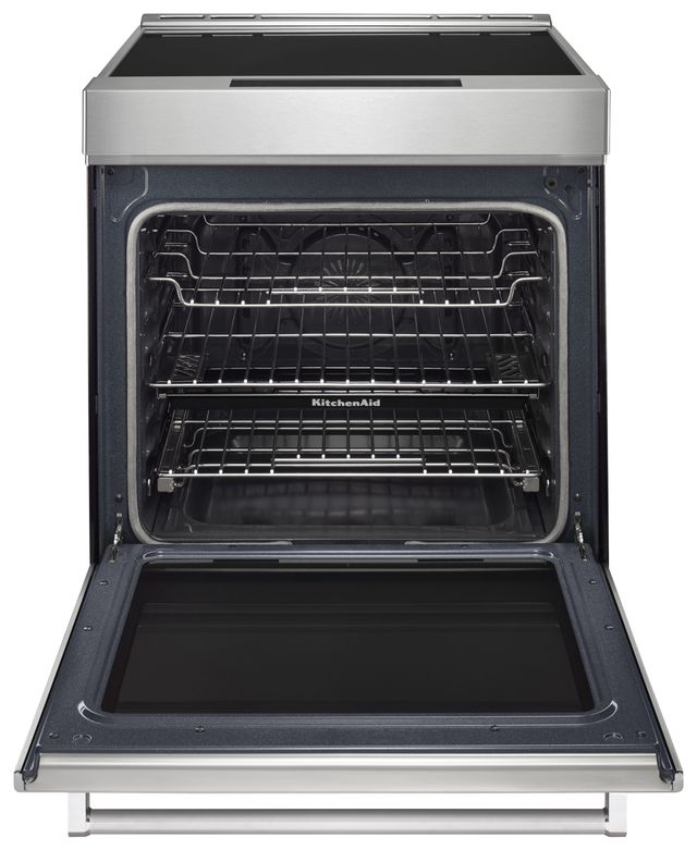 KitchenAid® 30" Stainless Steel Slide In Electric Induction Range-1
