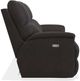 La-Z-Boy® Trouper Leather PowerRecline La-Z-Time® Walnut Power Reclining Sofa-1