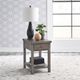 Liberty Furniture Modern Farmhouse Dusty Charcoal Side Table-4
