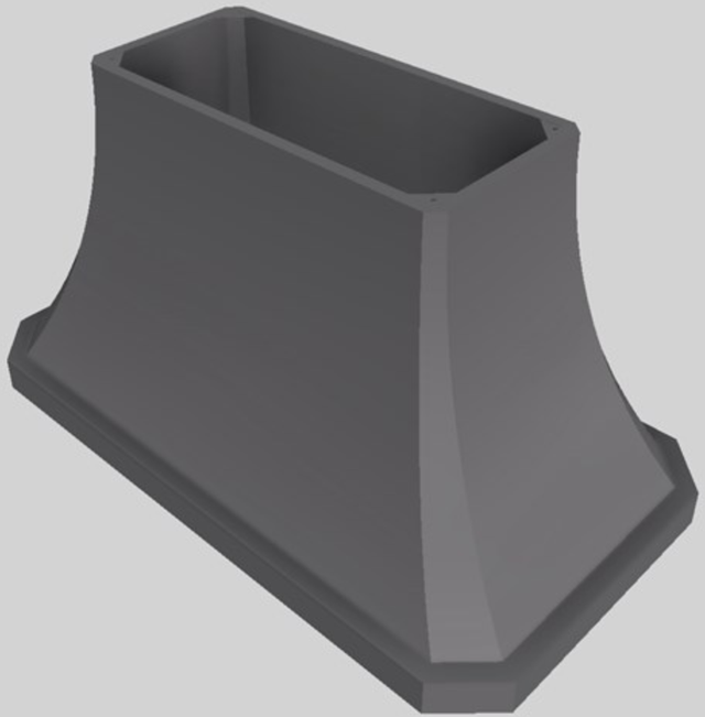 Vent-A-Hood® Designer Series 54" Gunsmoke Island Range Hood-3