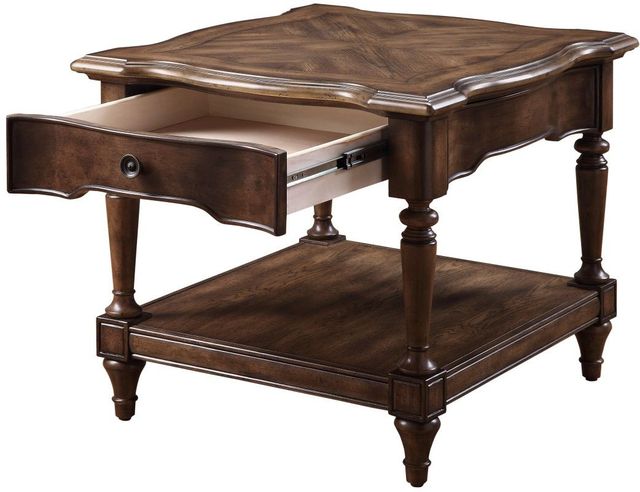 Homelegance® Heath Court Brown End Table-3
