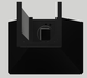 Vent-A-Hood® 30" Black Wall Hood-3