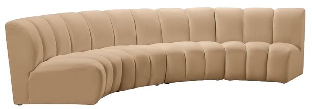 Meridian Furniture Infinity 4-Piece Camel Modular Sectional-0