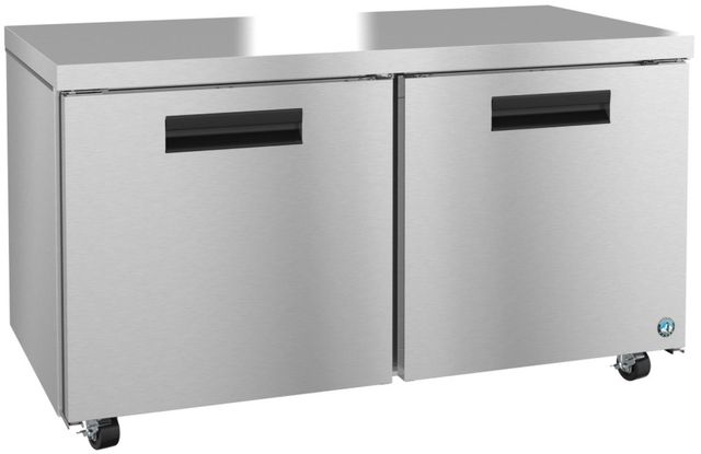 Hoshizaki Steelheart® 60" 17.55 Cu. Ft. Stainless Steel Two Section Undercounter Refrigerator with Lock-1