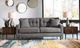 Ashley® Zardoni Charcoal Sofa-2