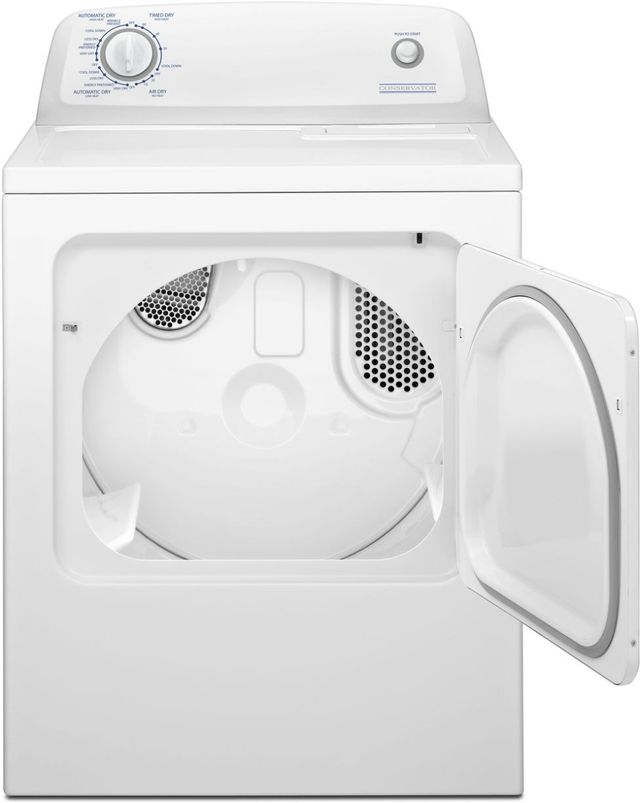 Crosley® Conservator® 6.5 Cu. Ft. White Front Load Electric Dryer-1