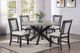 Crown Mark Stevens 2-Piece Black/Gray Dining Side Chair Set-1