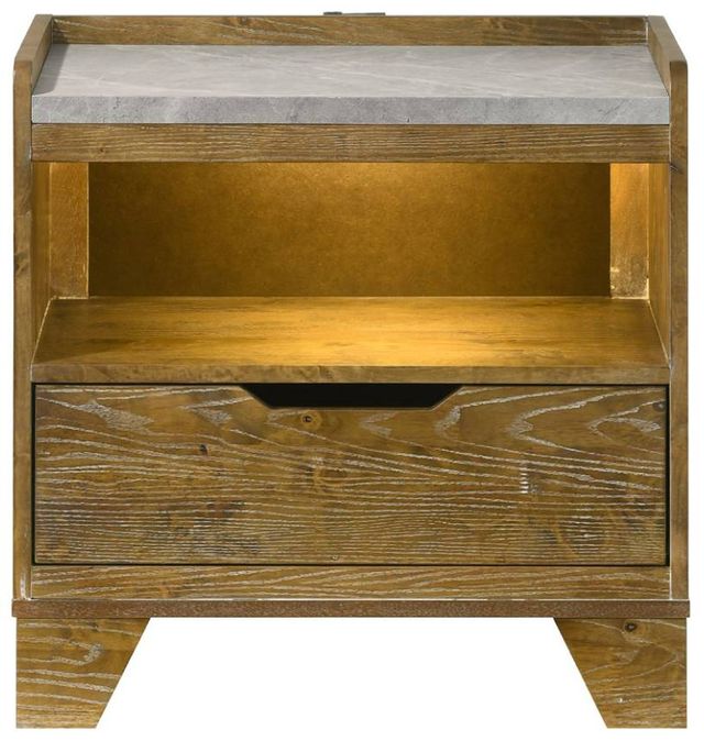 ACME Furniture Garcia Light Aspen Brown Nightstand-3