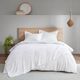 Olliix by Clean Spaces Gauze White Full/Queen 100% Cotton Lightweight Blanket-3