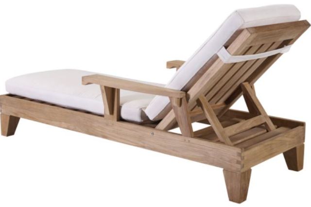 Lane Venture® Saranac Natural/White Adjustable Chaise-1