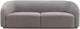 TOV Furniture Yara Pleated Grey Velvet Sofa-0