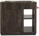 International Furniture Direct Black Balam Stained Dark Bathroom Vanity Base-3