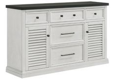 Coaster® Aventine Vintage White Sideboard Buffet Cabinet