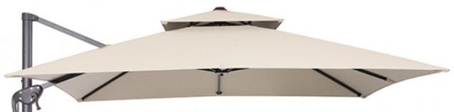 Furniture of America® Hero Beige Aluminum/Polyester Outdoor Patio Umbrella-1