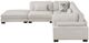 Homelegance® Tinley 5-Piece Beige Modular Sectional with Ottoman-4