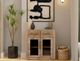 International Furniture Direct Balam Stained White Server-1
