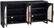 Bassett Mirror Ashton Matte Black Server-2