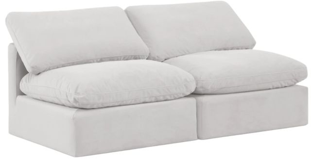 Meridian Furniture Indulge 2-Piece Cream Modular Sofa-0