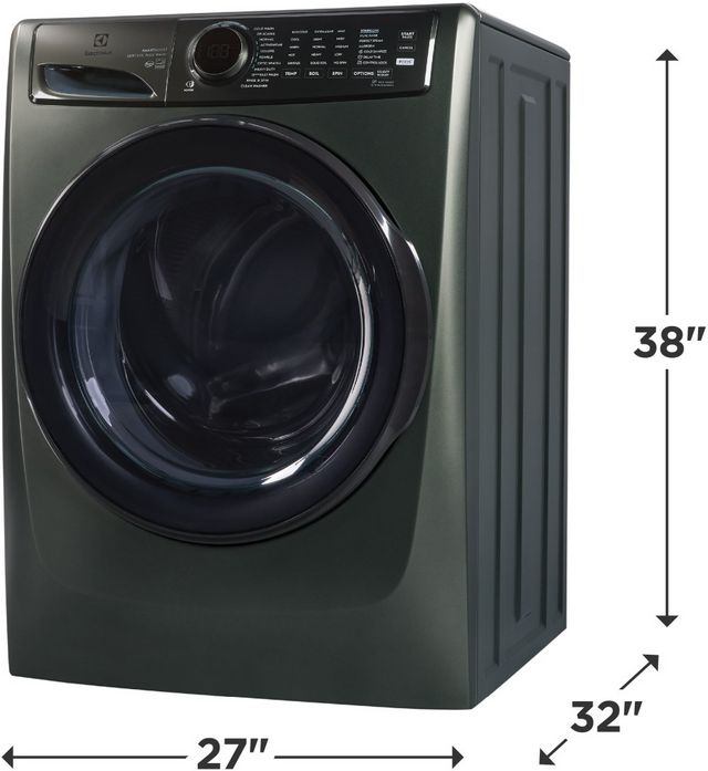 Electrolux Alpine Green Front Load Laundry Pair-9