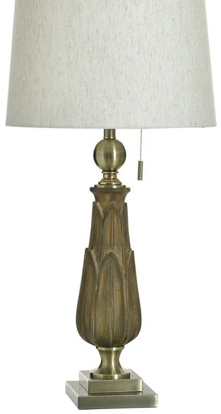 Stylecraft Rimu Bronze Gold Table Lamp-1