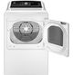 GE® 7.4 Cu. Ft. White Front Load Electric Dryer with Up To 120 ft. Venting and Sensor Dry-2
