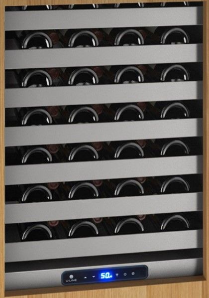 U-Line® 24" 5.5 Cubic Feet Stainless Steel Beverage Center-1