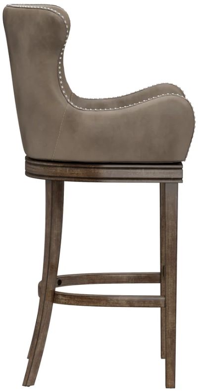 HH2 Home HH2 Home Caydena Weathered Taupe Bar Stool-3