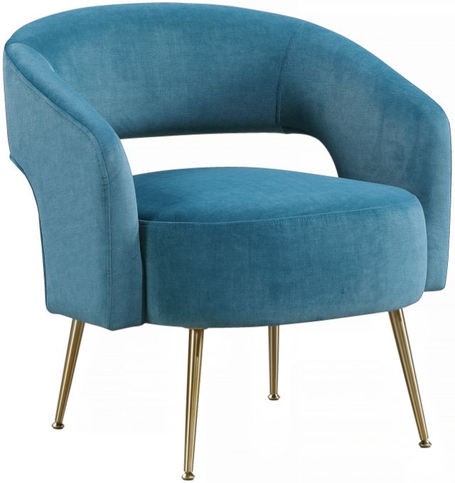 Homelegance® Roslyn Dark Teal Accent Chair-0