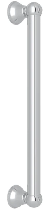 Rohl® Spa Collection Polished Chrome 18" Decorative Grab Bar-0