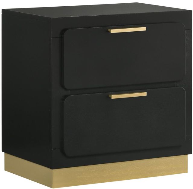 Coaster® Caraway Black Nightstand-0