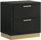 Coaster® Caraway Black Nightstand-0