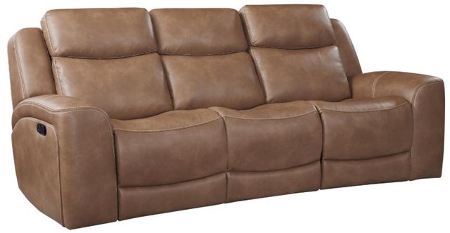 Corinthian Furniture Mocha Power Headrest Reclining Sofa-0
